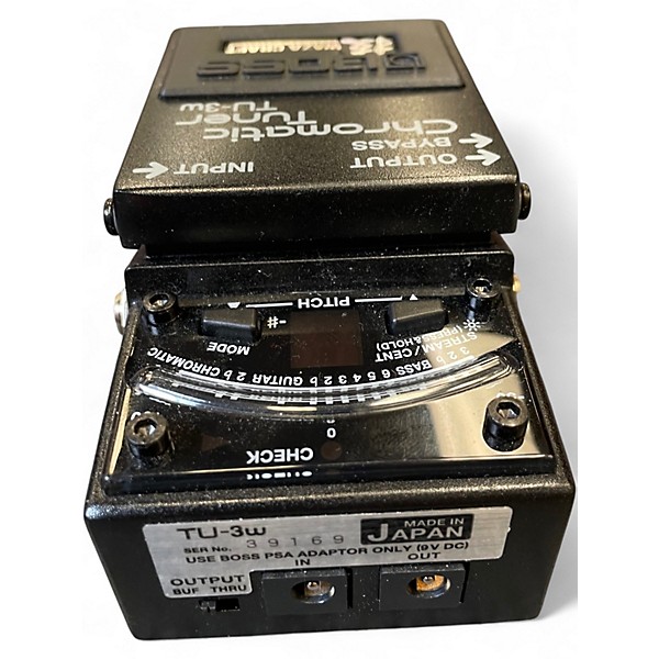 Used BOSS TU3W Waza Craft Chromatic Tuner Pedal