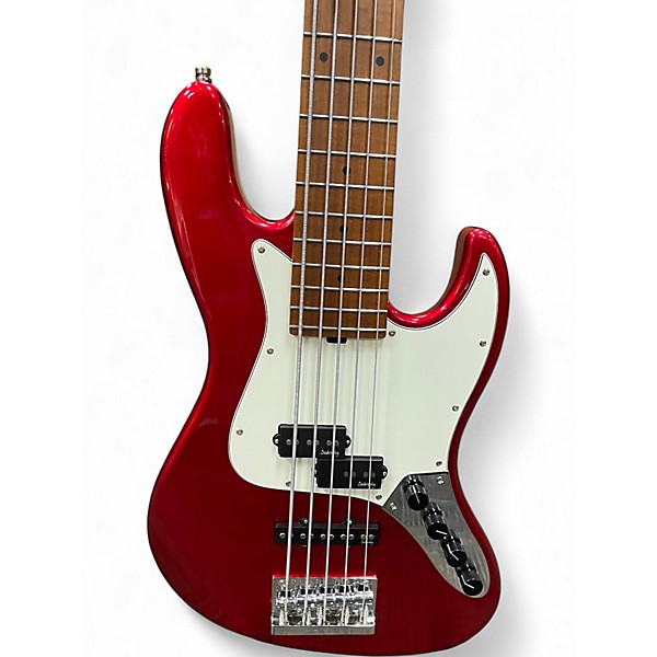 Used Sadowsky Guitars METROEXPRESS HYBRID P/J Candy Apple Red Metallic Electric Bass Guitar