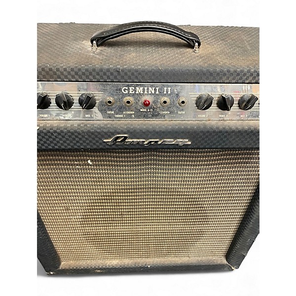 Vintage 1960s Ampeg Gemini II Tube Guitar Combo Amp