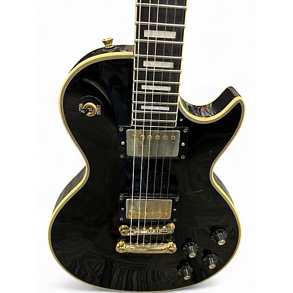 Vintage 1980s Greco EGC Black Solid Body Electric Guitar