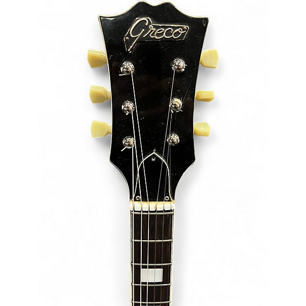 Vintage 1970s Greco hollow body Crimson Red Trans Hollow Body Electric Guitar