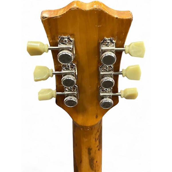 Vintage 1970s Greco hollow body Crimson Red Trans Hollow Body Electric Guitar