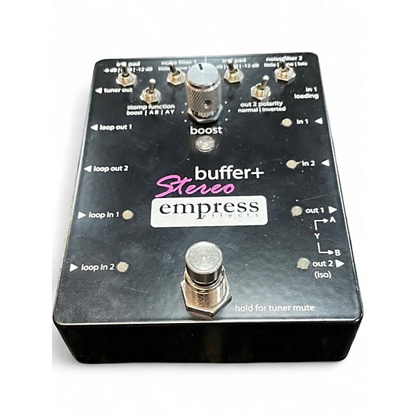 Used Empress Effects Buffer+ Analog I/O Interface with Switchable Boost Guitar Pedal