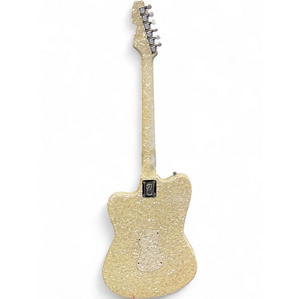 Used Italia MODENA BLUE SPARKLE Solid Body Electric Guitar