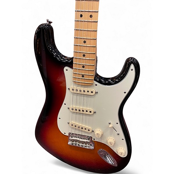 Used 2010 Fender American Standard Stratocaster 3 Color Sunburst Solid Body Electric Guitar