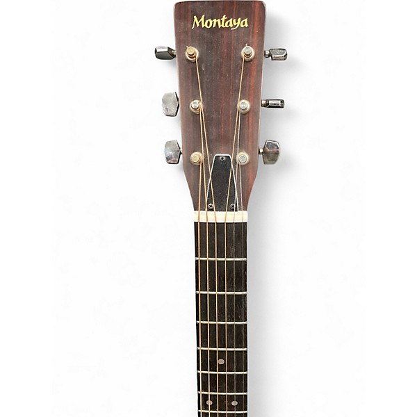 Used Montaya F-15 Natural Acoustic Guitar