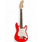 Used Fender Mini Affinity Candy Apple Red Solid Body Electric Guitar thumbnail