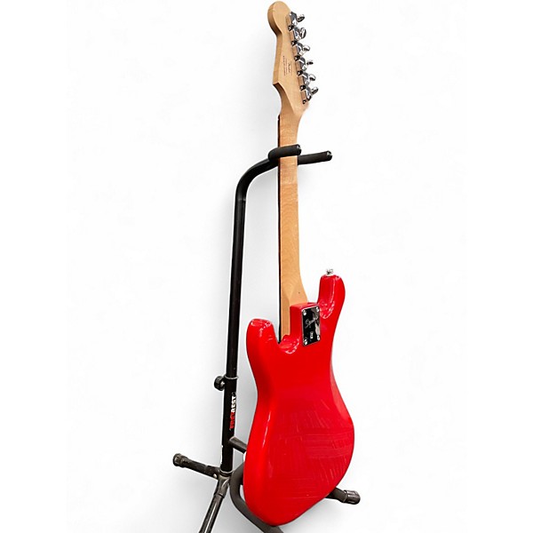 Used Fender Mini Affinity Candy Apple Red Solid Body Electric Guitar