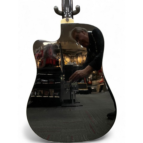 Used Ibanez V70CE Black Acoustic Electric Guitar