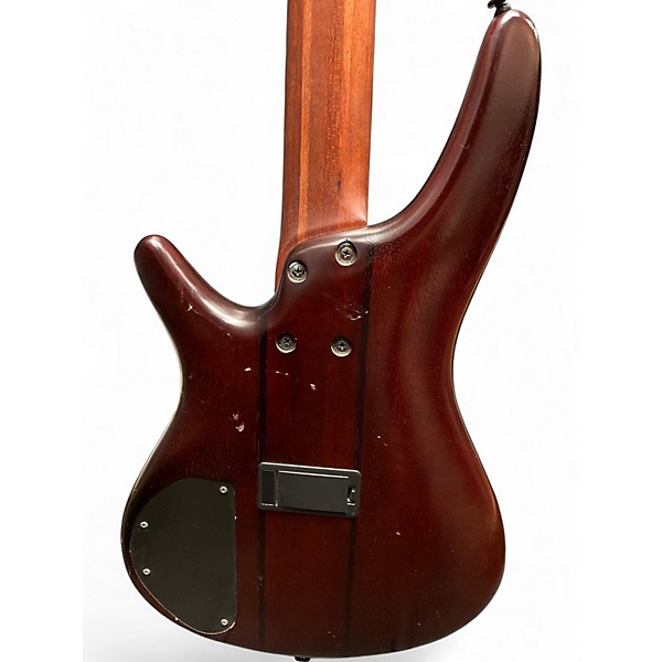 Used Ibanez SR755 5 String Natural Electric Bass Guitar