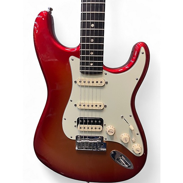 Used Fender AMERICAN DELUXE STRATOCASTER HSS SHAW SUNSET METALLIC Solid Body Electric Guitar