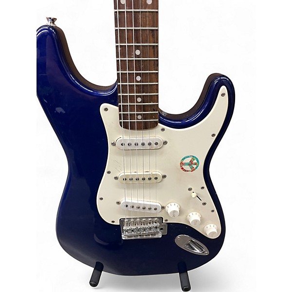 Used Squier Affinity Stratocaster Blue Solid Body Electric Guitar