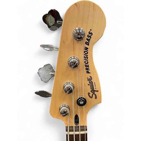 Used Squier PJ Bass Sunburst Electric Bass Guitar
