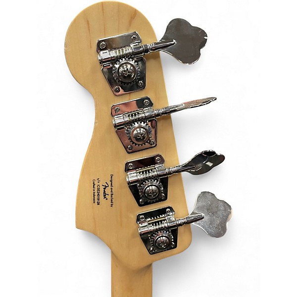 Used Squier PJ Bass Sunburst Electric Bass Guitar