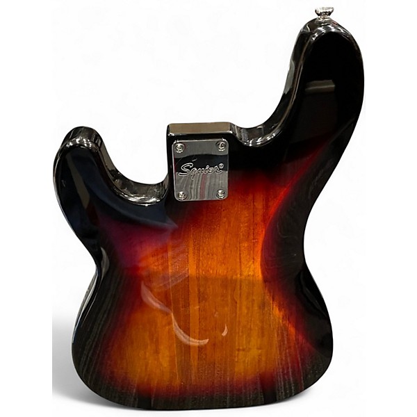 Used Squier PJ Bass Sunburst Electric Bass Guitar