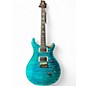 Used PRS Custom 24 10 Top Carroll Blue Solid Body Electric Guitar thumbnail