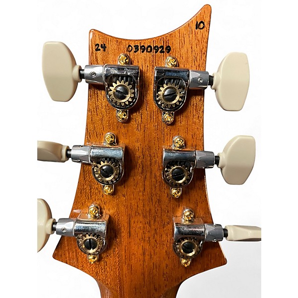 Used PRS Custom 24 10 Top Carroll Blue Solid Body Electric Guitar