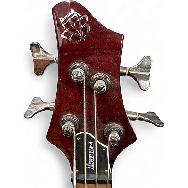 Used Ibanez BTB570MFM Red Electric Bass Guitar