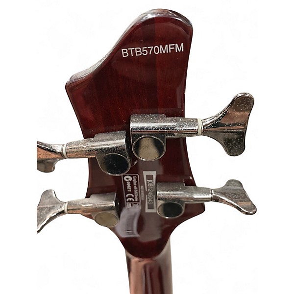 Used Ibanez BTB570MFM Red Electric Bass Guitar