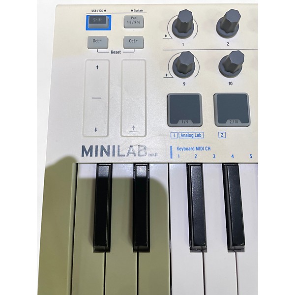 Used Arturia Minilab MKII MIDI Controller