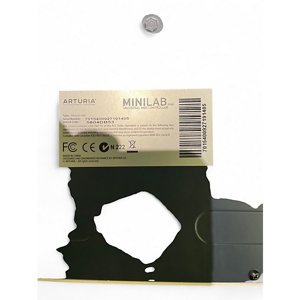 Used Arturia Minilab MKII MIDI Controller