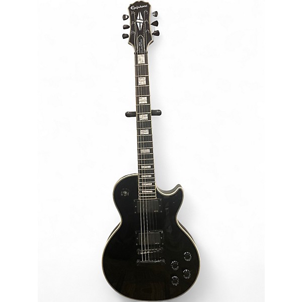 Used Epiphone MKH LES PAUL CUSTOM Ebony Solid Body Electric Guitar