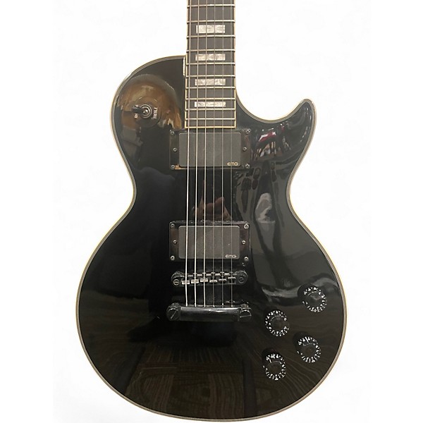 Used Epiphone MKH LES PAUL CUSTOM Ebony Solid Body Electric Guitar