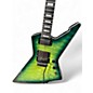 Used Schecter Guitar Research E1 FR-S Green Solid Body Electric Guitar