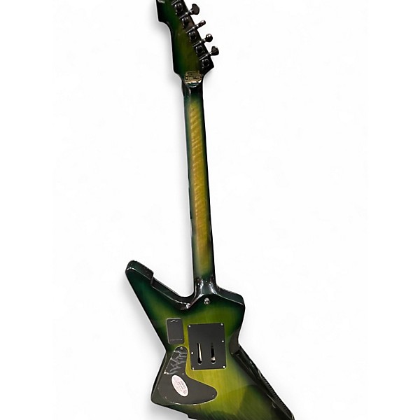 Used Schecter Guitar Research E1 FR-S Green Solid Body Electric Guitar