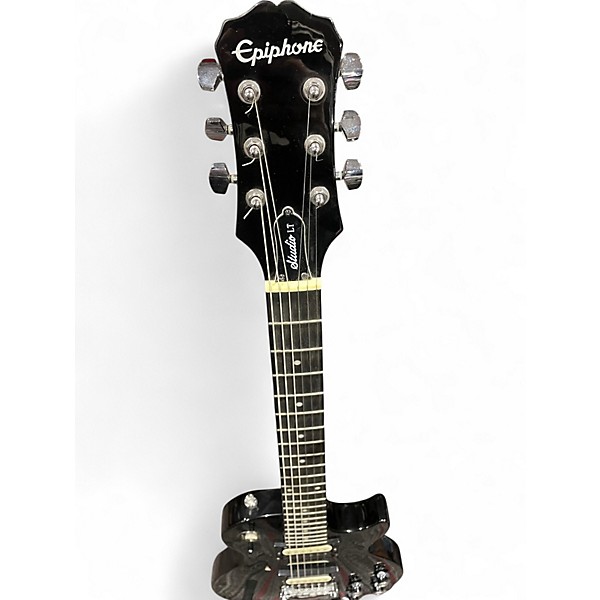 Used Epiphone LES PAUL STUDIO LT Black Solid Body Electric Guitar