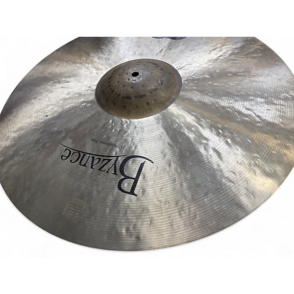Used MEINL 21in POLYPHONIC RIDE Cymbal Cymbal