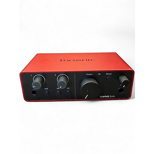 Used Focusrite Scarlett Solo Gen 4 Audio Interface