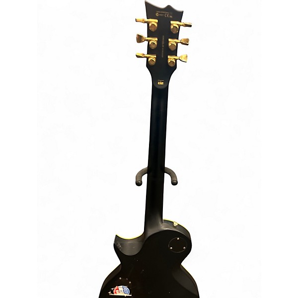 Used ESP LTD EC1000 BLACK AND GOLD Solid Body Electric Guitar