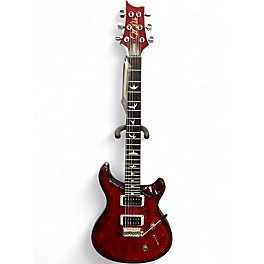 Used PRS S2 Custom 24 FIRE RED BURST Solid Body Electric Guitar