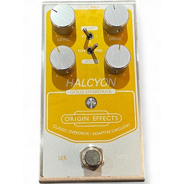 Used Origin Effects HALCYON GOLD OVERDRIVE Effect Pedal