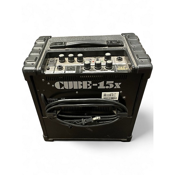 Used Roland Cube 15X 1X8 15W Guitar Combo Amp
