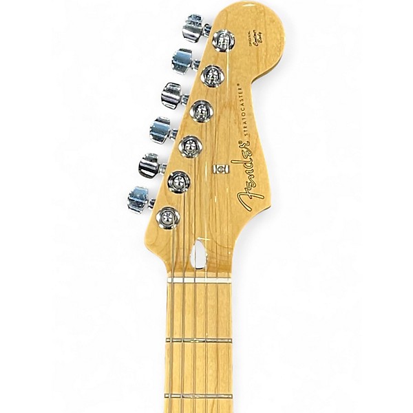 Used Fender Player Stratocaster Black Solid Body Electric Guitar