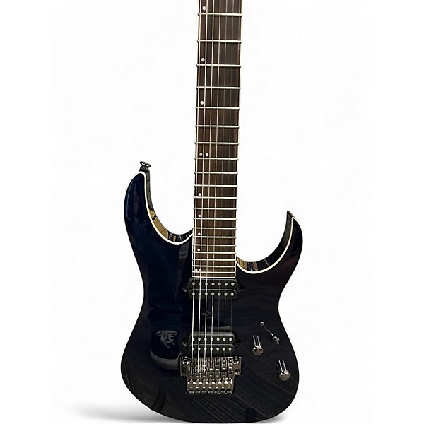 Used Ibanez RG2027XL 7 String Dark Tide Blue Solid Body Electric Guitar