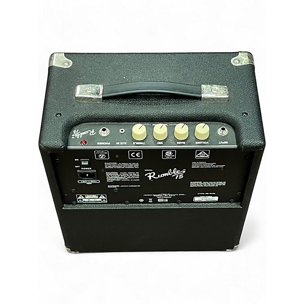 Used Fender Rumble 15 15W 1X8 Bass Combo Amp