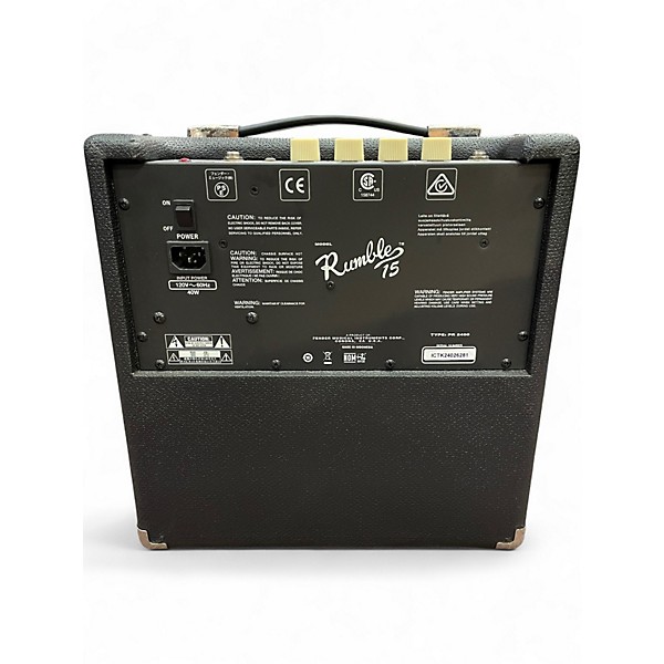 Used Fender Rumble 15 15W 1X8 Bass Combo Amp