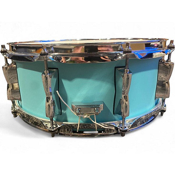 Used Yamaha 14X5.5 Stage Custom Snare Seafoam Green Drum