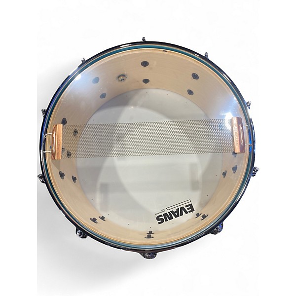 Used Yamaha 14X5.5 Stage Custom Snare Seafoam Green Drum