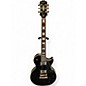 Used 2008 Epiphone Les Paul Custom Black Solid Body Electric Guitar thumbnail