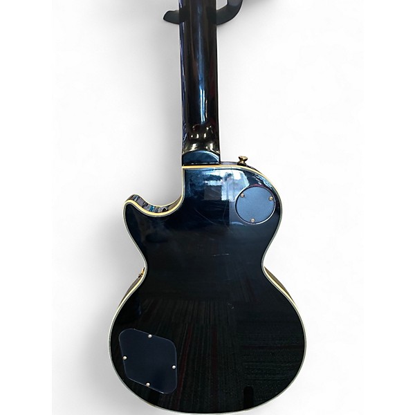 Used 2008 Epiphone Les Paul Custom Black Solid Body Electric Guitar