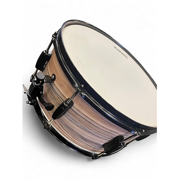 Used TAMA 14in WOODWORKS POPLAR ZEBRAWOOD Drum