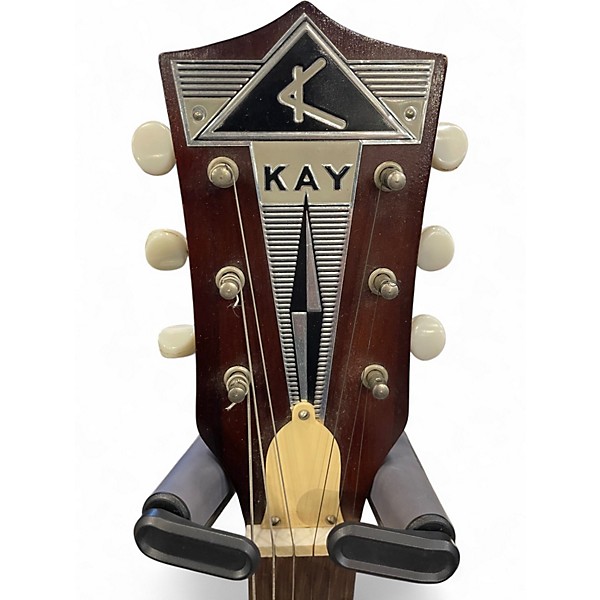 Vintage 1960s Kay 1960's kay vanguard Tobacco Burst Solid Body Electric Guitar