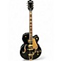 Used Gretsch Guitars G5427TG Black and Gold Hollow Body Electric Guitar thumbnail