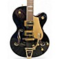 Used Gretsch Guitars G5427TG Black and Gold Hollow Body Electric Guitar