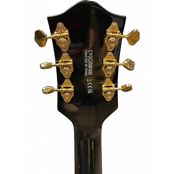 Used Gretsch Guitars G5427TG Black and Gold Hollow Body Electric Guitar