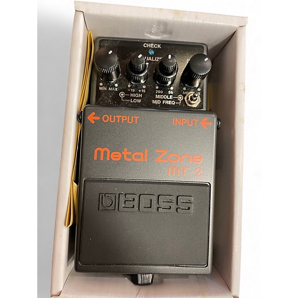 Used BOSS MT2 Metal Zone Distortion Keeley Mod Effect Pedal